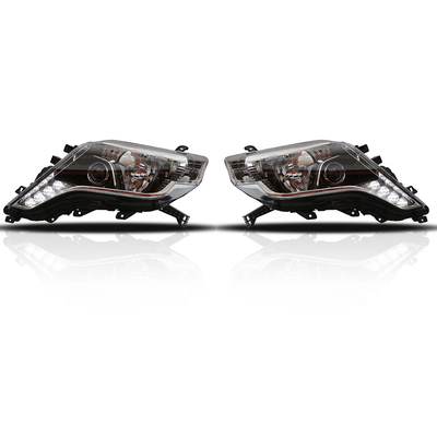 Three Lens Toyota Prado Headlamp LED Auto Headlights Replacement 12Volt