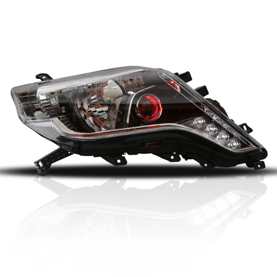 Three Lens Toyota Prado Headlamp LED Auto Headlights Replacement 12Volt