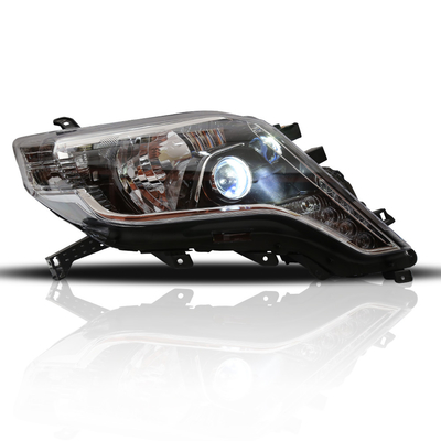 Three Lens Toyota Prado Headlamp LED Auto Headlights Replacement 12Volt