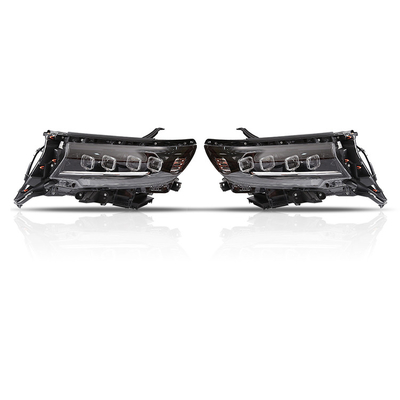 Upgradeable Toyota PRADO Headlights Three Lens Car Led Headlamps