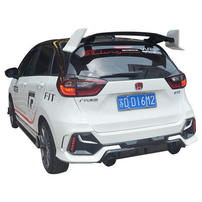 2018 2019 Honda FIT JAZZ Matte Front Bumper Lip Body Kit Spoiler Cover 3Pcs