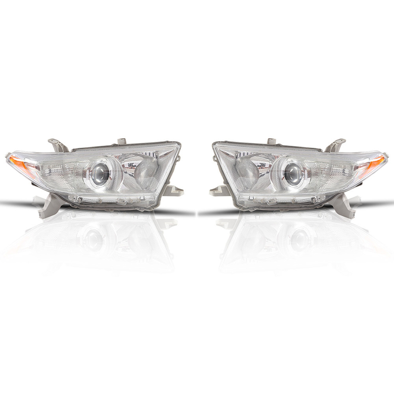 Highlander LED Headlight Assembly For 15-17 Model Modified Laser Lens Bright Illumination